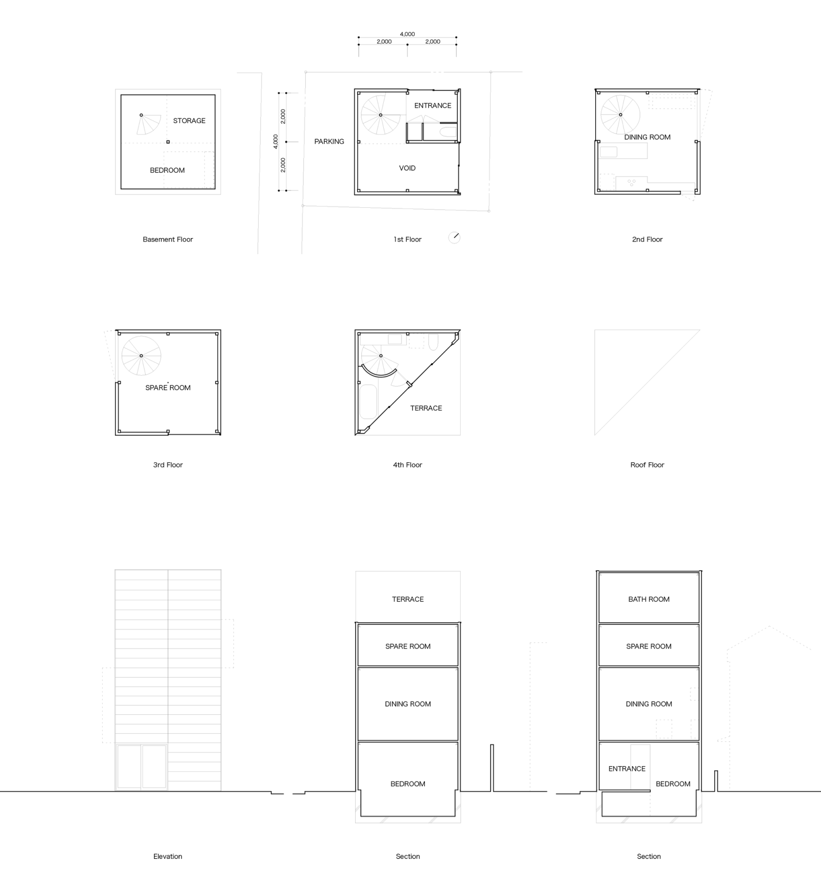 Small House／図面